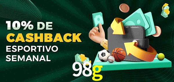 10% de bônus de cashback na 98g